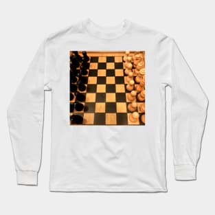 Chess Board Long Sleeve T-Shirt